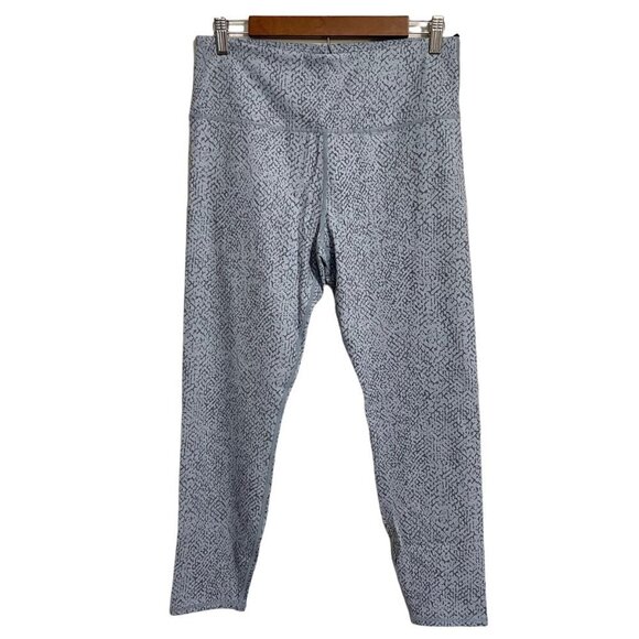 Varley Women's NWT Gray Snake Print Century Snake-Print High-Rise Leggings XL - Picture 2 of 9